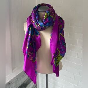 Purple scarf